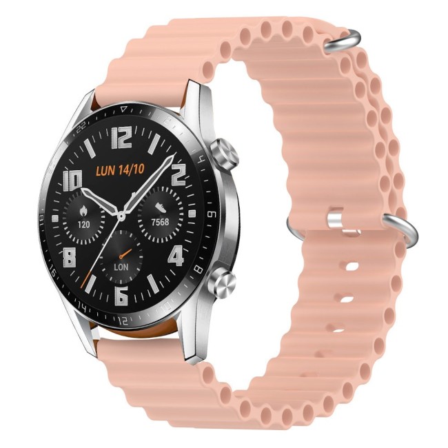 Estuyoya Correa silicona Ocean Huawei Watch GT - GT 2 rosa