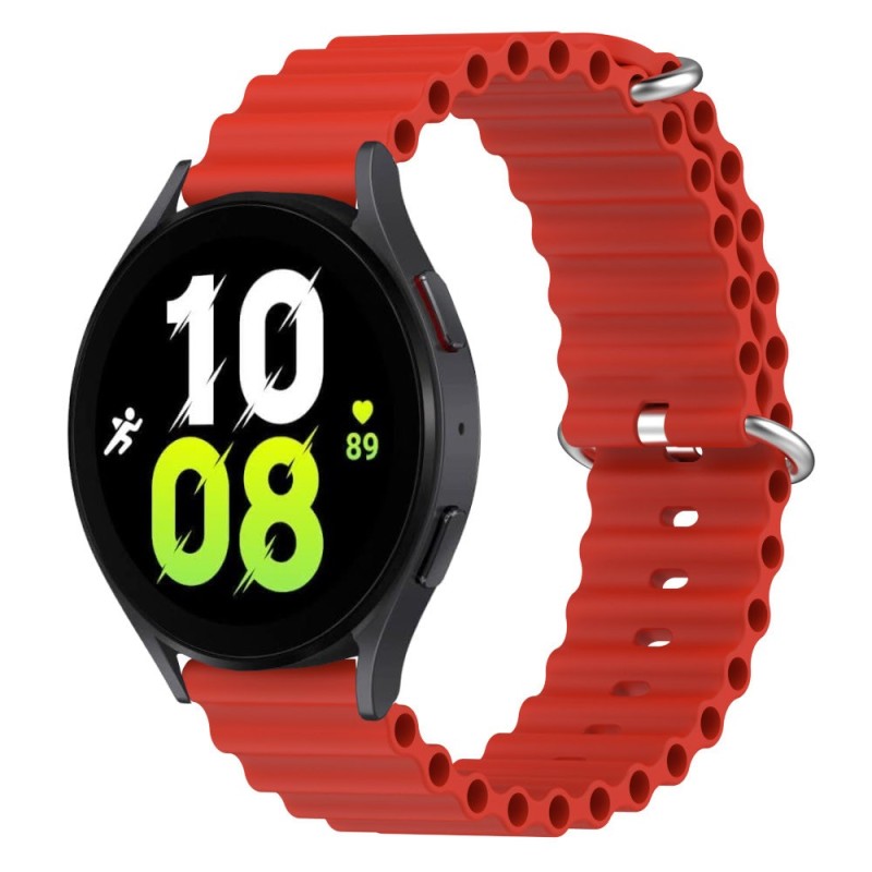 Estuyoya Correa silicona Ocean Samsung Galaxy Watch 5 - 40mm rojo