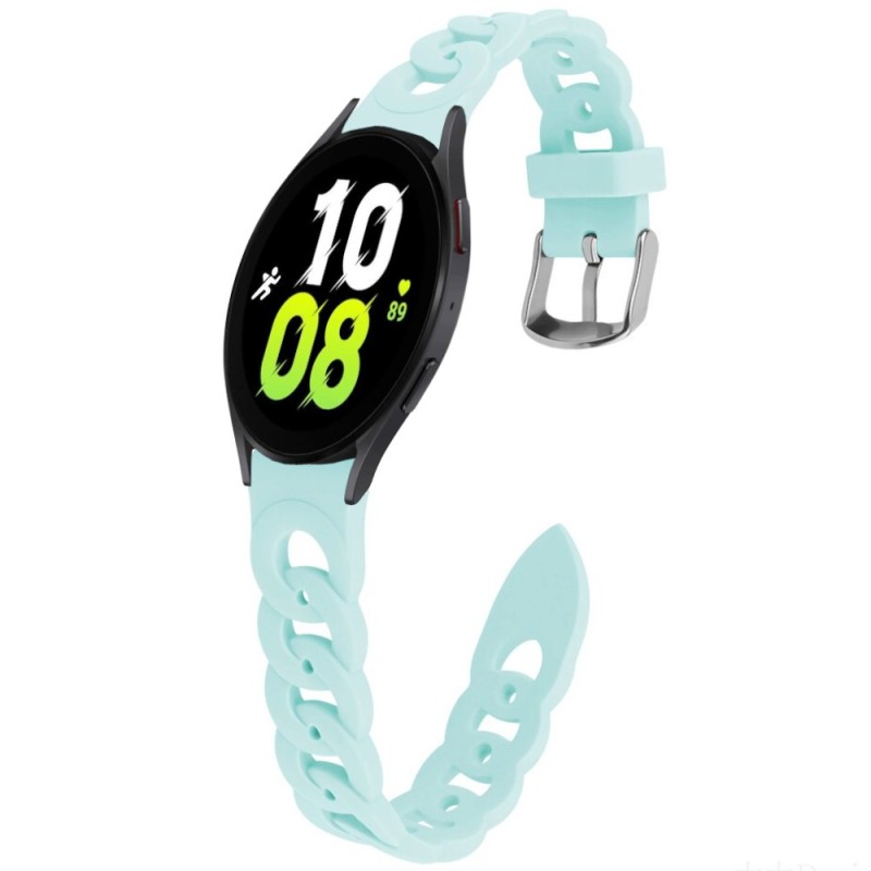 Estuyoya Correa silicona Diseño Cadena Samsung Galaxy Watch 5 - 40mm Azul