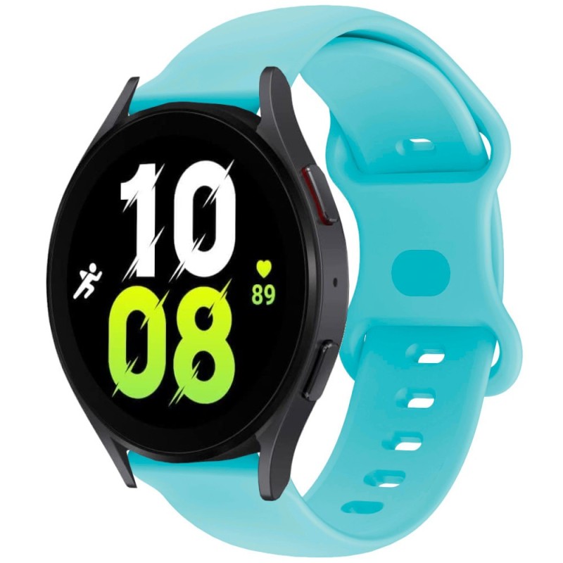 Estuyoya Correa silicona Doble Cierre Samsung Galaxy Watch 5 - 40mm Azul Turquesa