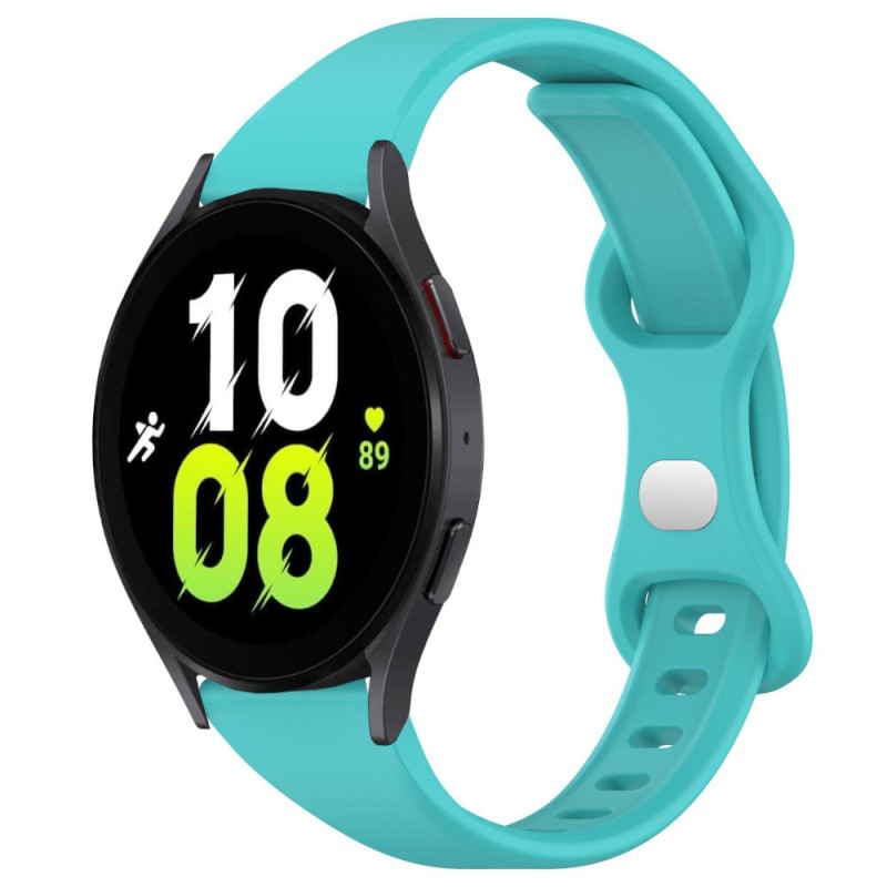 Estuyoya Correa silicona Fina Samsung Galaxy Watch 5 - 40mm Azul Turquesa