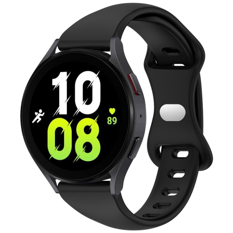 Estuyoya Correa silicona Fina Samsung Galaxy Watch 5 - 40mm Negro