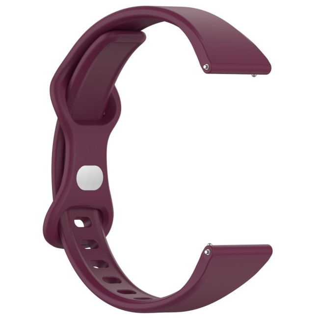 Estuyoya Correa silicona Fina Samsung Galaxy Watch 5 - 40mm Rojo Vino