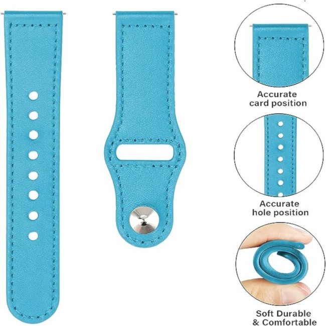 Estuyoya Correa cuero Bucle Samsung Galaxy Watch 5 - 40mm azul