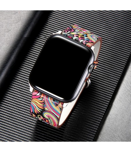 Pulsera Piel sintética para Apple Watch de Colores 42mm 44mm Serie 5 / 4 / 3 / 2 / 1
