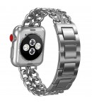 Pulsera Esclava Acero Inox Diseño Cadenas para Apple Watch 42mm/44mm iWatch Series 5/4/3/2/1