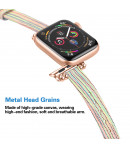 Pulsera de Nailon Compatible con Apple Watch 6 / 5 / 4 / 3 / 2 / 1 / SE / Nike+ 38mm 40mm