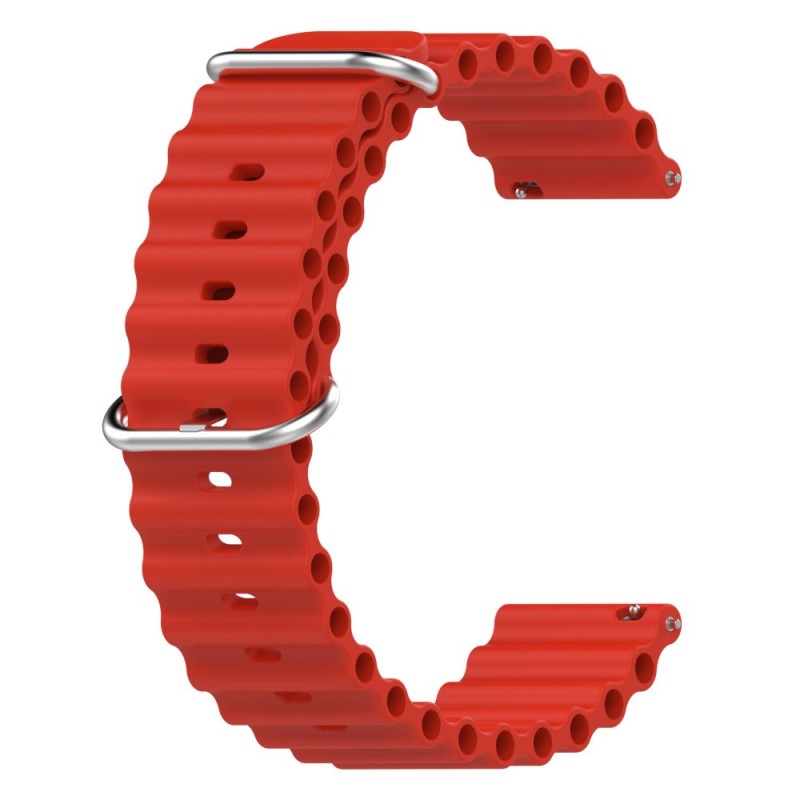 Estuyoya Correa silicona Ocean Withings Scanwatch Horizon rojo