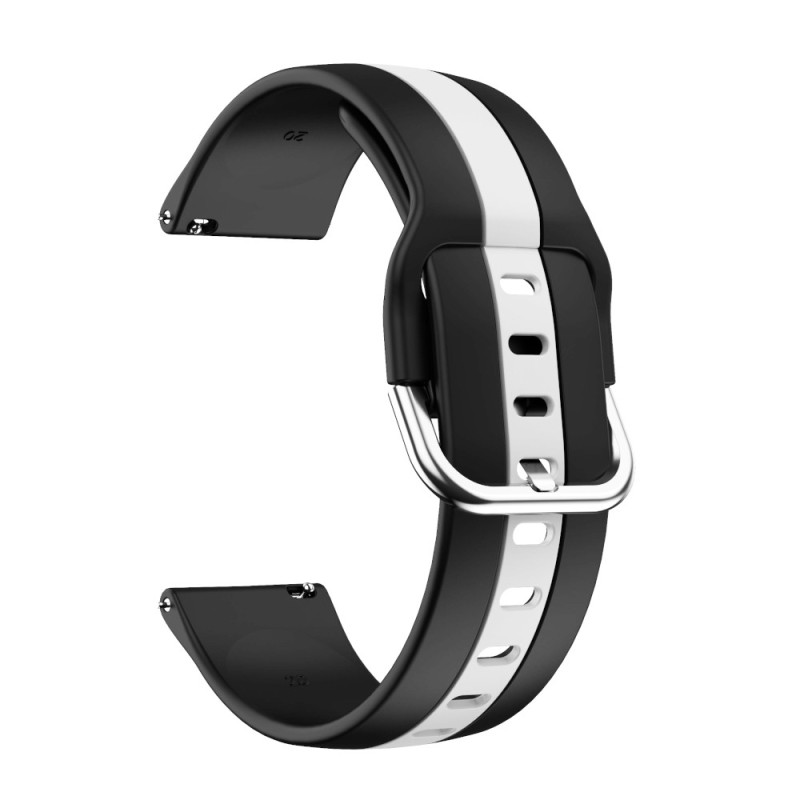 Estuyoya Correa silicona Raya Withings Scanwatch Horizon Negro,Blanco