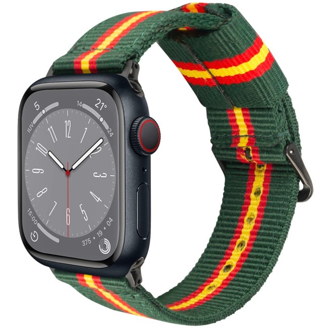 Estuyoya Correa nylon Apple Watch España Verde Negro