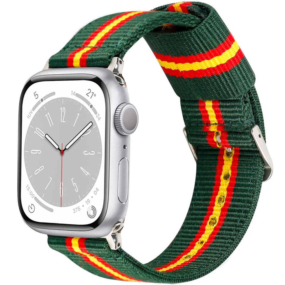 Estuyoya Correa nylon Apple Watch España Verde Plata