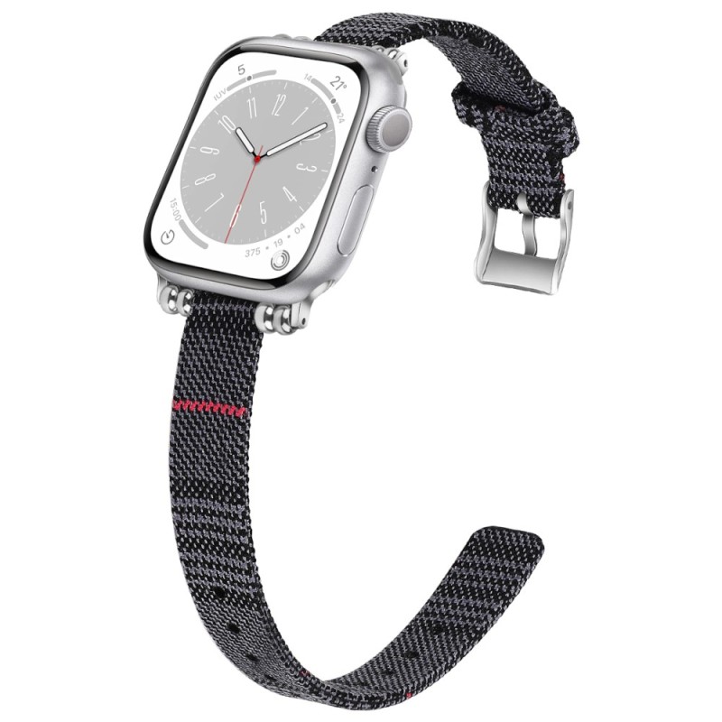 Estuyoya Correa nylon Apple Watch Ultrafina Gris