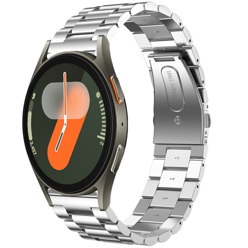 Estuyoya Correa metal acero Samsung Galaxy Watch 7 - 40mm plata