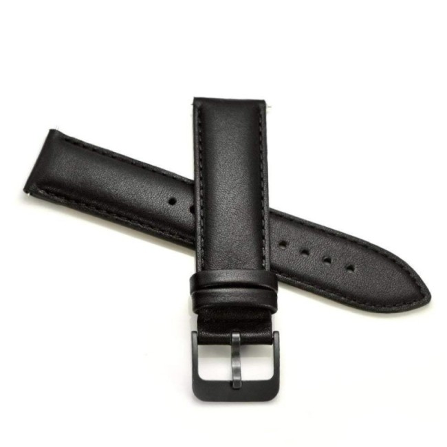 Estuyoya Correa cuero Clásica Huawei Watch GT 5 - 46mm negro