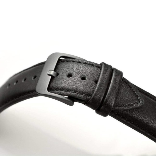 Estuyoya Correa cuero Clásica Huawei Watch GT 5 - 46mm negro