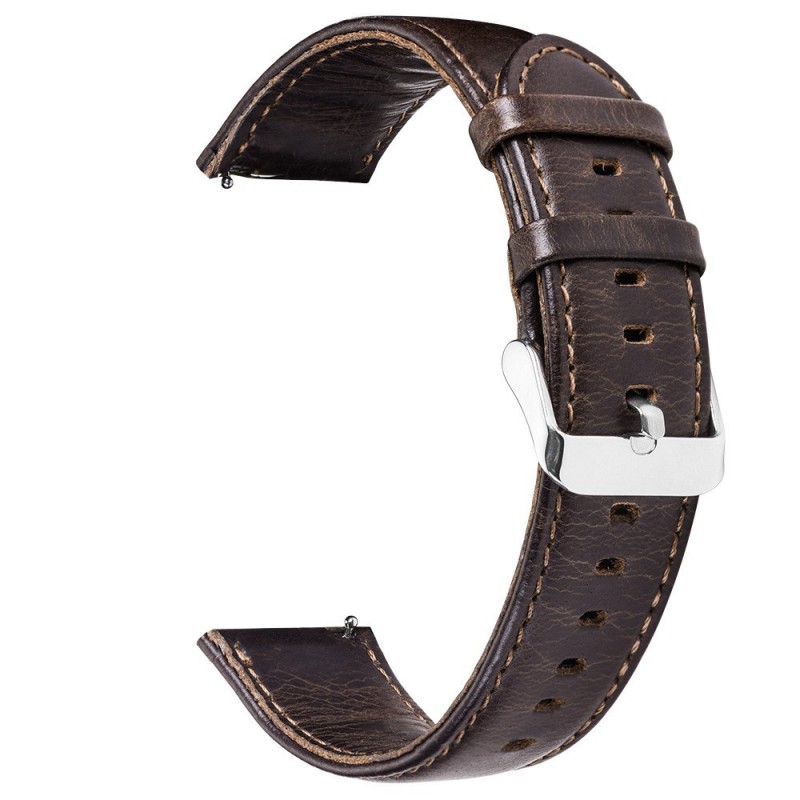 Estuyoya Correa cuero Vintage Huawei Watch GT 5 - 46mm marrón café