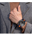 Pulsera de Nylon para Samsung Gear S3 Frontier / Classic / Galaxy Watch 46mm Colores Bandera de España Transpirable