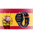 Pulsera de Nylon para Huawei Watch GT Sport / GT Classic / Fashion / GT Active Colores Bandera de España Transpirable