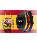 Pulsera de Nailon para Garmin Fenix 6X / 6X Pro/ 5X / 5X Plus / 3 / 3 HR Colores Bandera de España Transpirable