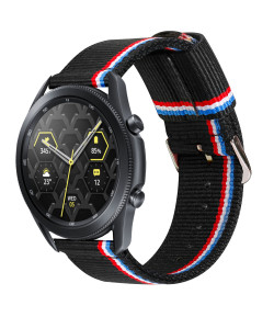 Pulsera para Samsung Galaxy Watch 3 45mm / Gear S3 Frontier / Classic, Correa Nailon 22MM Francia - Line