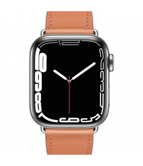 Correa de Piel para Apple Watch Fina y Elegante iWatch Series 7 / 6 / 5 / 4 / 3 / 2 / 1 / SE - Marrón
