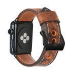 Correa de Cuero Genuino para Apple Watch Diseño Único Hecha a Mano iWatch 42-44mm Series 6 / SE / 5 / 4 / 3 / 2 / 1
