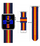 Correa de Nylon para Apple Watch con los colores de la bandera de España iWatch 38mm, 42mm Series 4 3 2 1 Serie