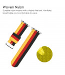 Pulsera de Nylon para Apple Watch con los colores de la bandera de Alemania iWatch 38mm, 42mm Series 4 3 2 1