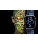 Pulsera de Silicona para Apple Watch Colores Camuflaje del Ejercito iWatch Series 7 / 6 / 5 / 4 / 3 / 2 / 1 / SE - Azul