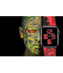 Pulsera de Silicona para Apple Watch Colores Camuflaje del Ejercito iWatch Series 7 / 6 / 5 / 4 / 3 / 2 / 1 / SE - Rojo