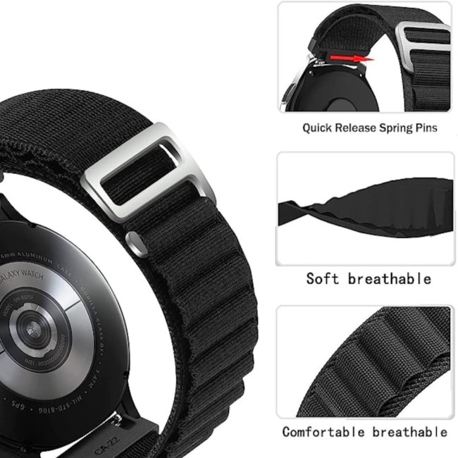 Estuyoya Correa loop nylon Garmin Vivomove 3S Rainbow