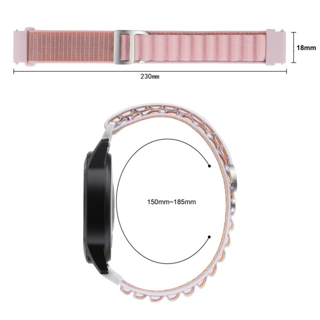 Estuyoya Correa loop nylon Garmin Vivomove 3S Rosa