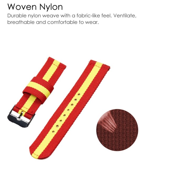 Estuyoya Correa nylon Garmin Vivomove 3S España rojigualda